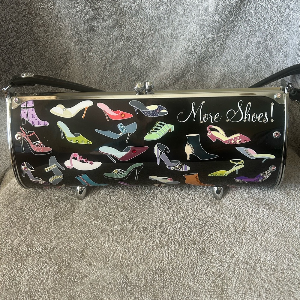 Little Earth Shoe Print Metal Bag